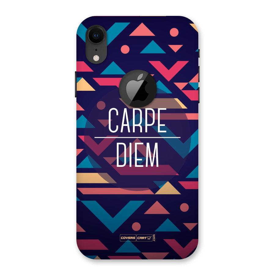 Carpe Diem Back Case for iPhone XR Logo Cut