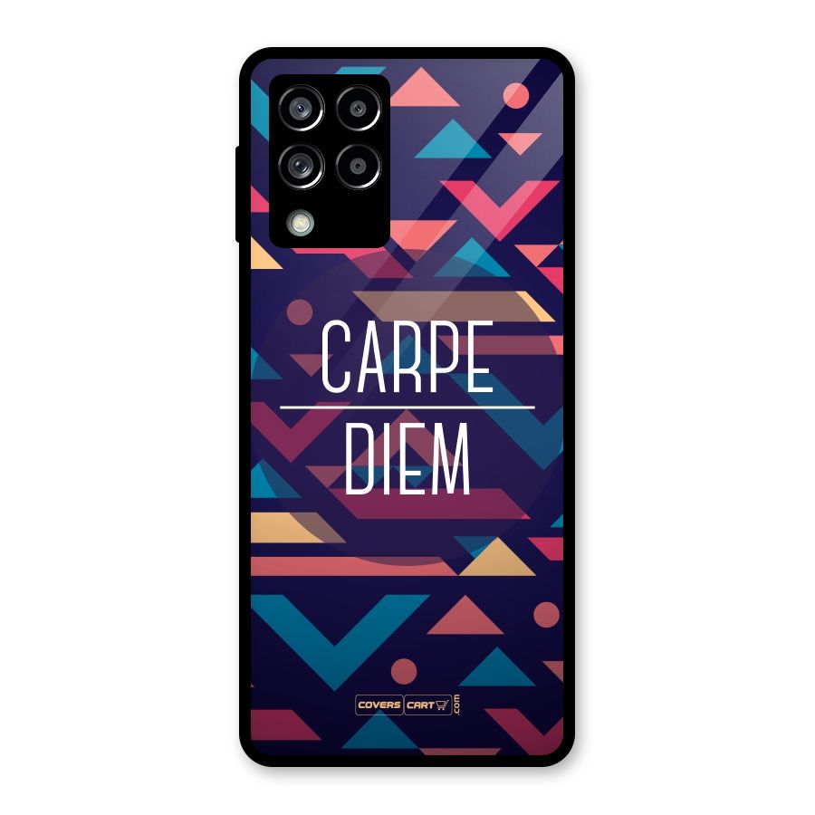 Carpe Diem Glass Back Case for Galaxy M53 5G