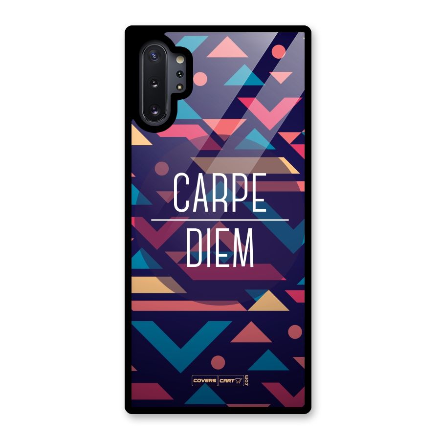 Carpe Diem Glass Back Case for Galaxy Note 10 Plus