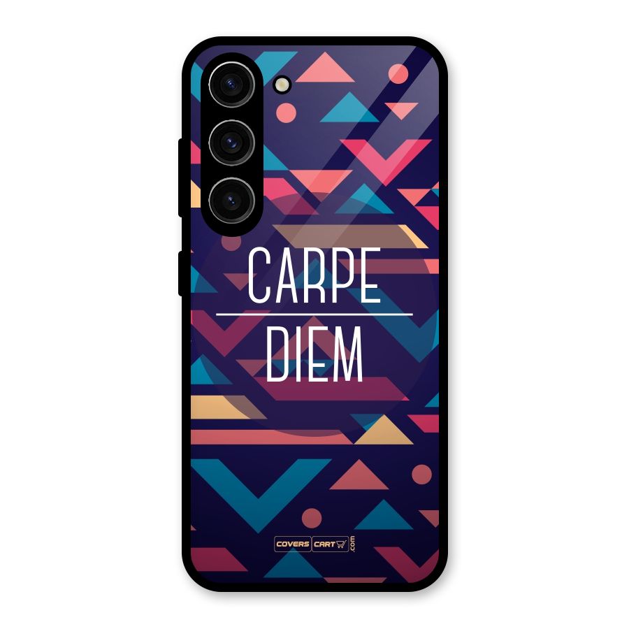 Carpe Diem Glass Back Case for Galaxy S23