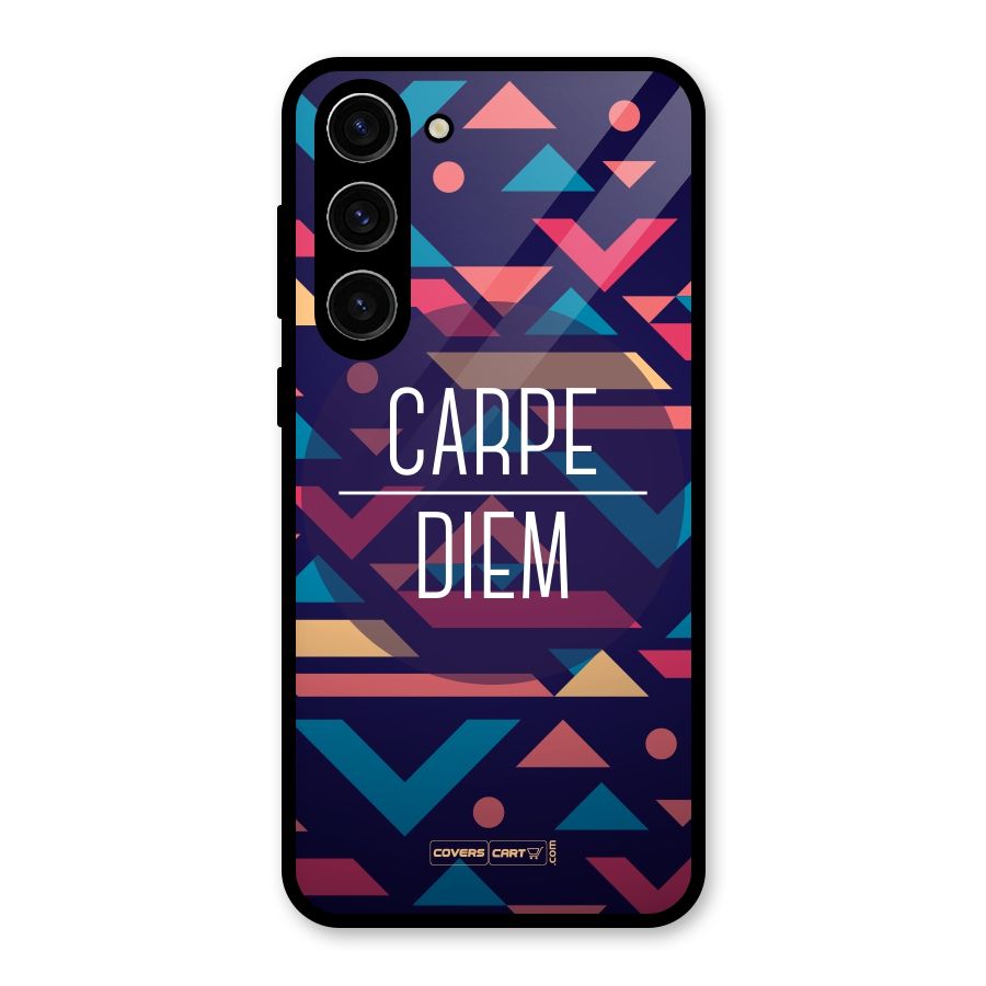 Carpe Diem Glass Back Case for Galaxy S23 Plus