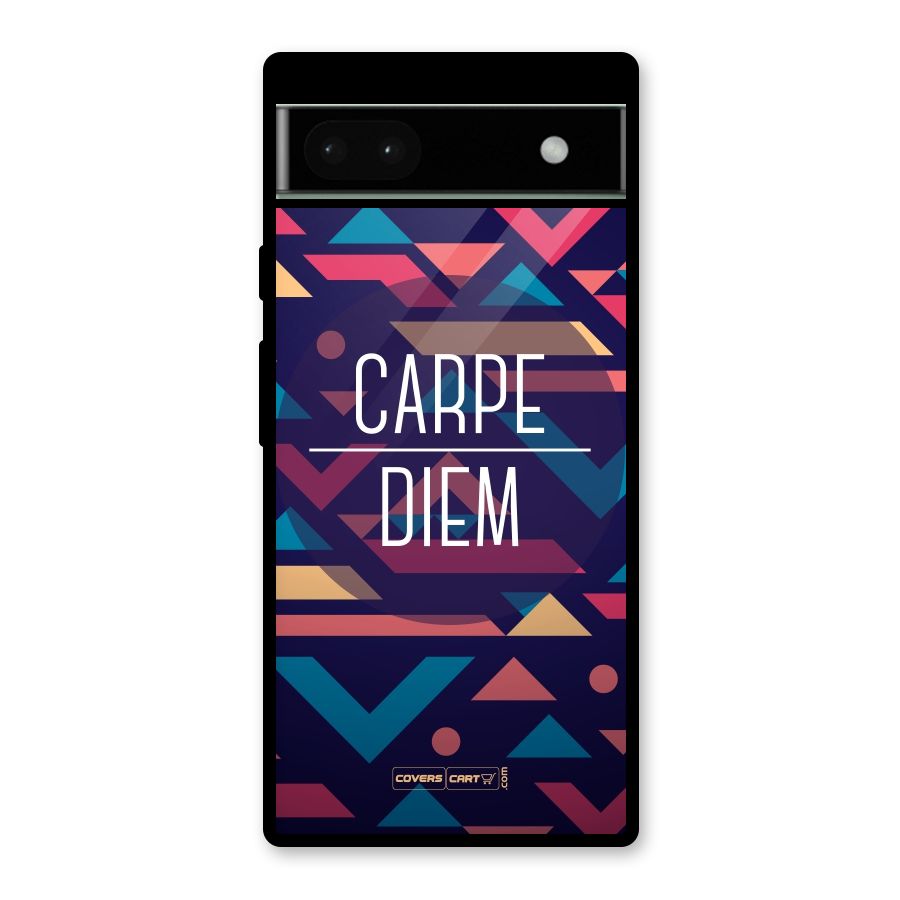 Carpe Diem Glass Back Case for Google Pixel 6a