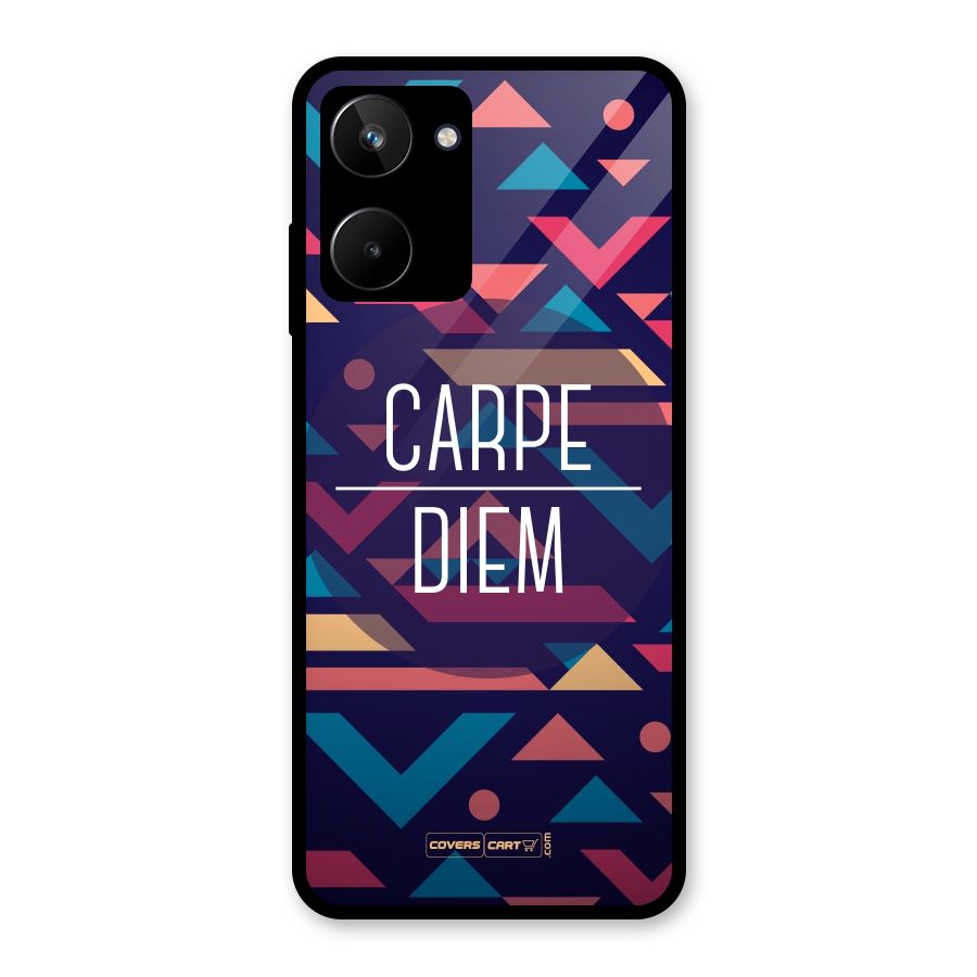 Carpe Diem Glass Back Case for Realme 10