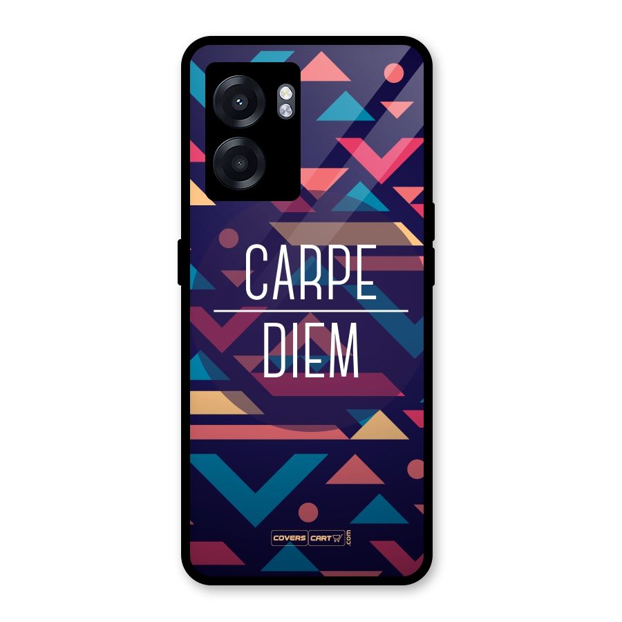 Carpe Diem Glass Back Case for Realme Narzo 50 5G