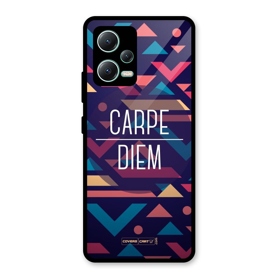 Carpe Diem Glass Back Case for Redmi Note 12 5G