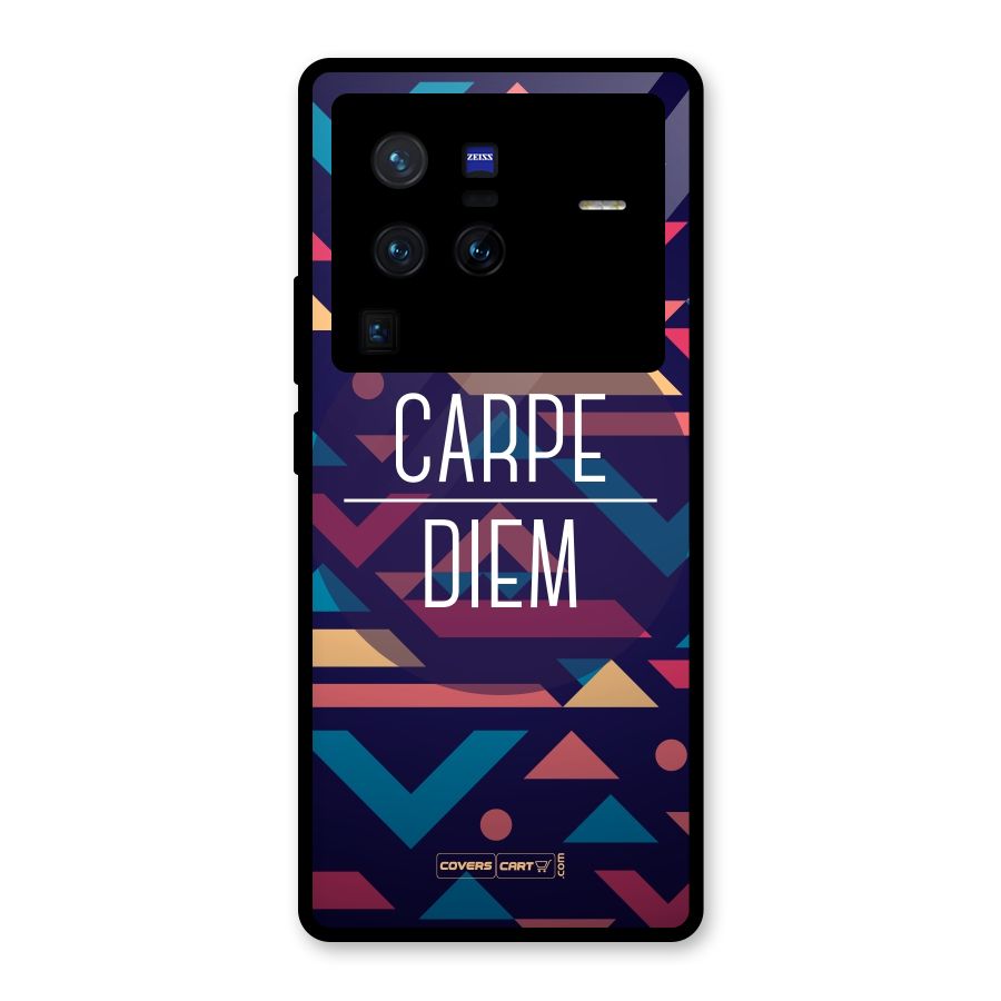 Carpe Diem Glass Back Case for Vivo X80 Pro