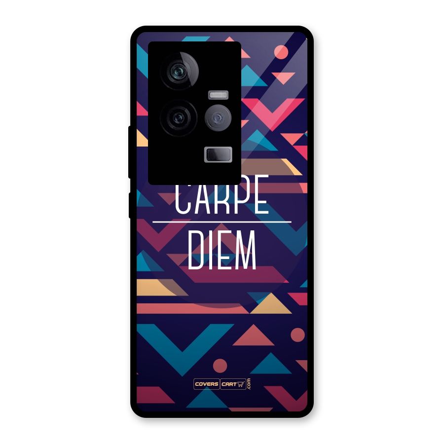 Carpe Diem Glass Back Case for Vivo iQOO 11 5G