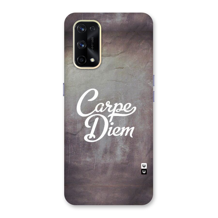 Carpe Diem Rugged Glass Back Case for Realme X7 Pro