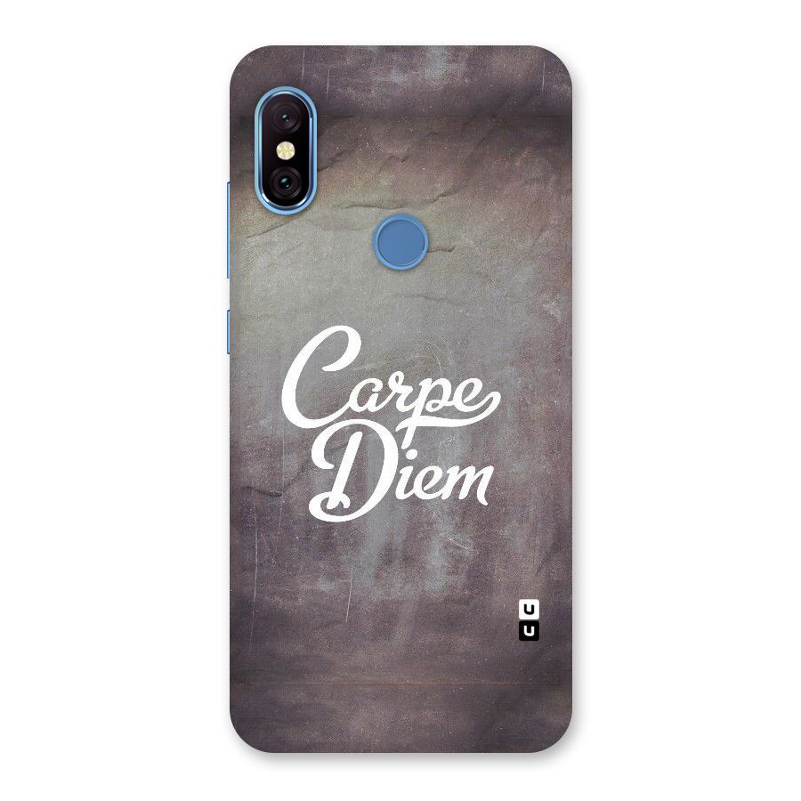 Carpe Diem Rugged Back Case for Redmi Note 6 Pro