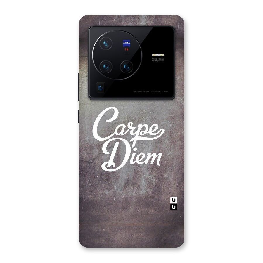 Carpe Diem Rugged Back Case for Vivo X80 Pro