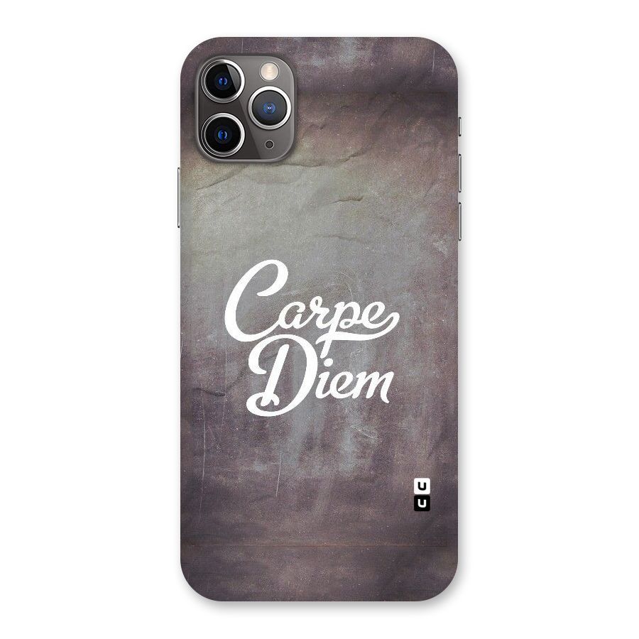 Carpe Diem Rugged Back Case for iPhone 11 Pro Max