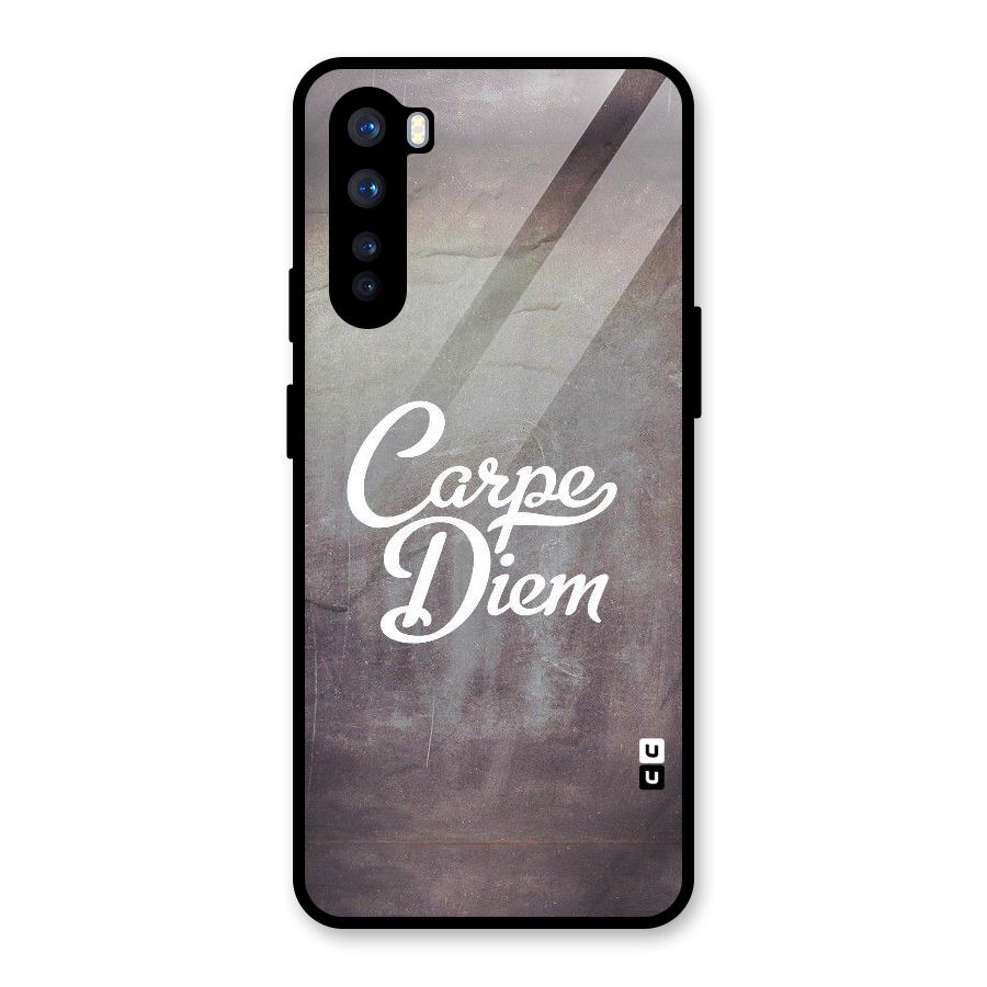Carpe Diem Rugged Glass Back Case for OnePlus Nord