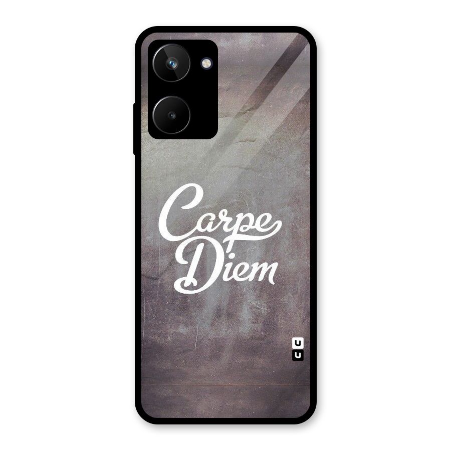 Carpe Diem Rugged Glass Back Case for Realme 10