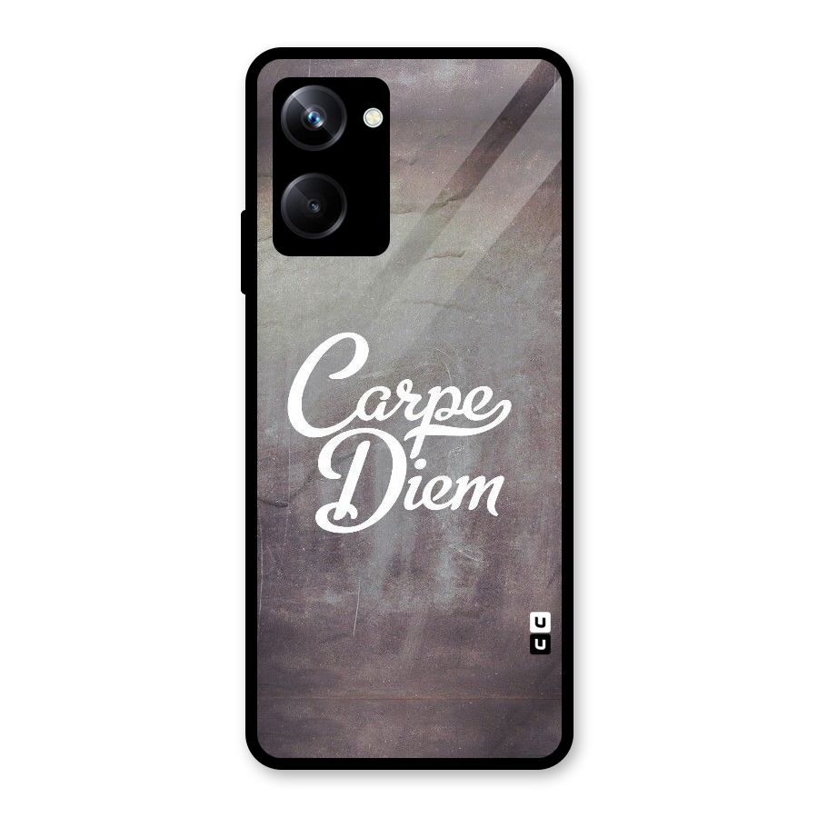 Carpe Diem Rugged Glass Back Case for Realme 10 Pro