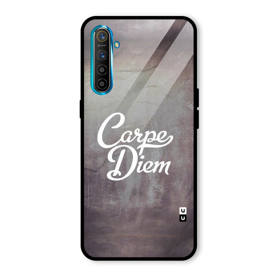 Carpe Diem Rugged Glass Back Case for Realme X2