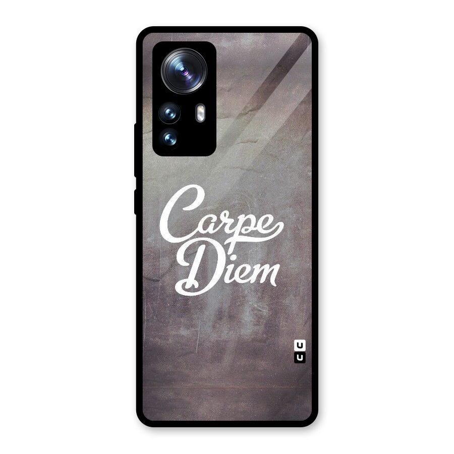 Carpe Diem Rugged Glass Back Case for Xiaomi 12 Pro