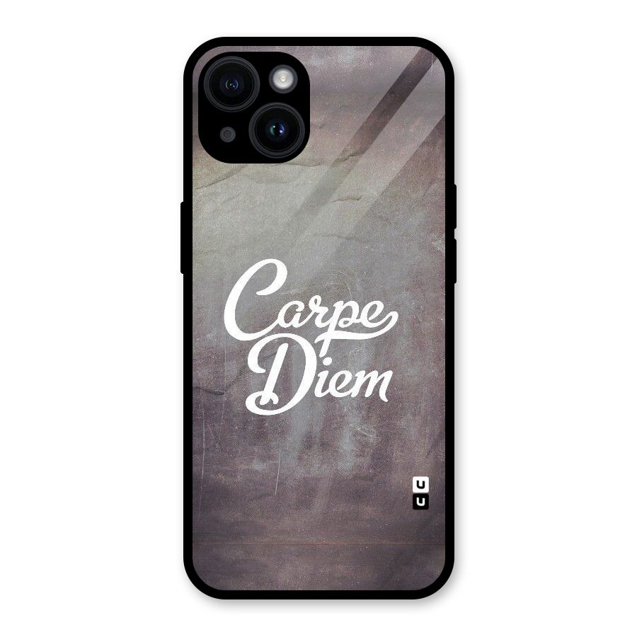 Carpe Diem Rugged Glass Back Case for iPhone 14