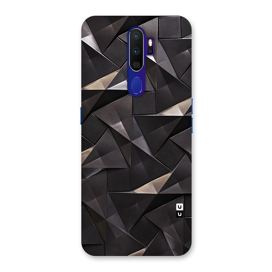 Carved Triangles Back Case for Oppo A9 (2020)