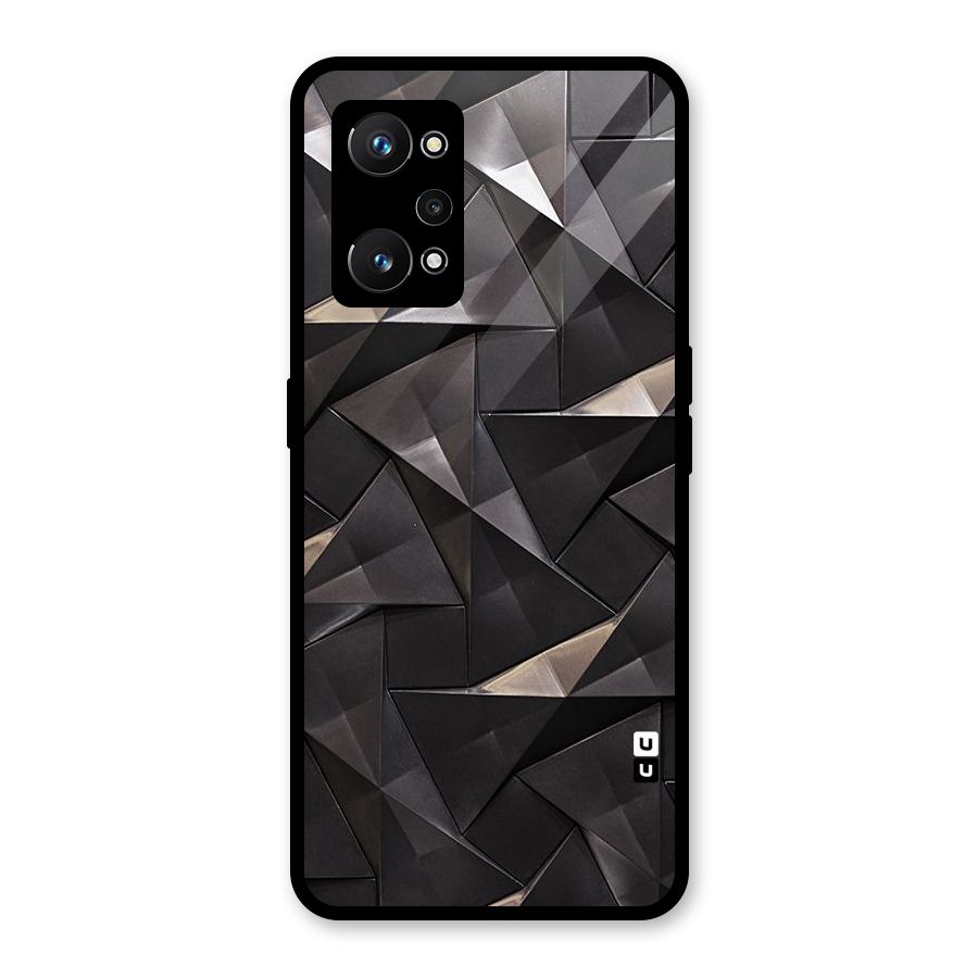 Carved Triangles Glass Back Case for Realme GT Neo 3T