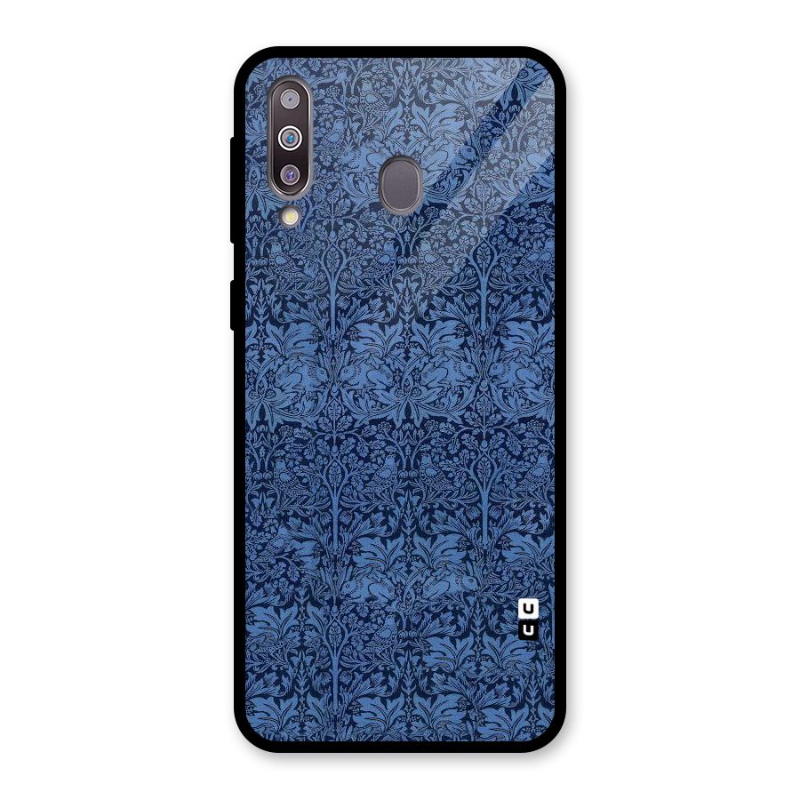 Carving Design Glass Back Case for Galaxy M30