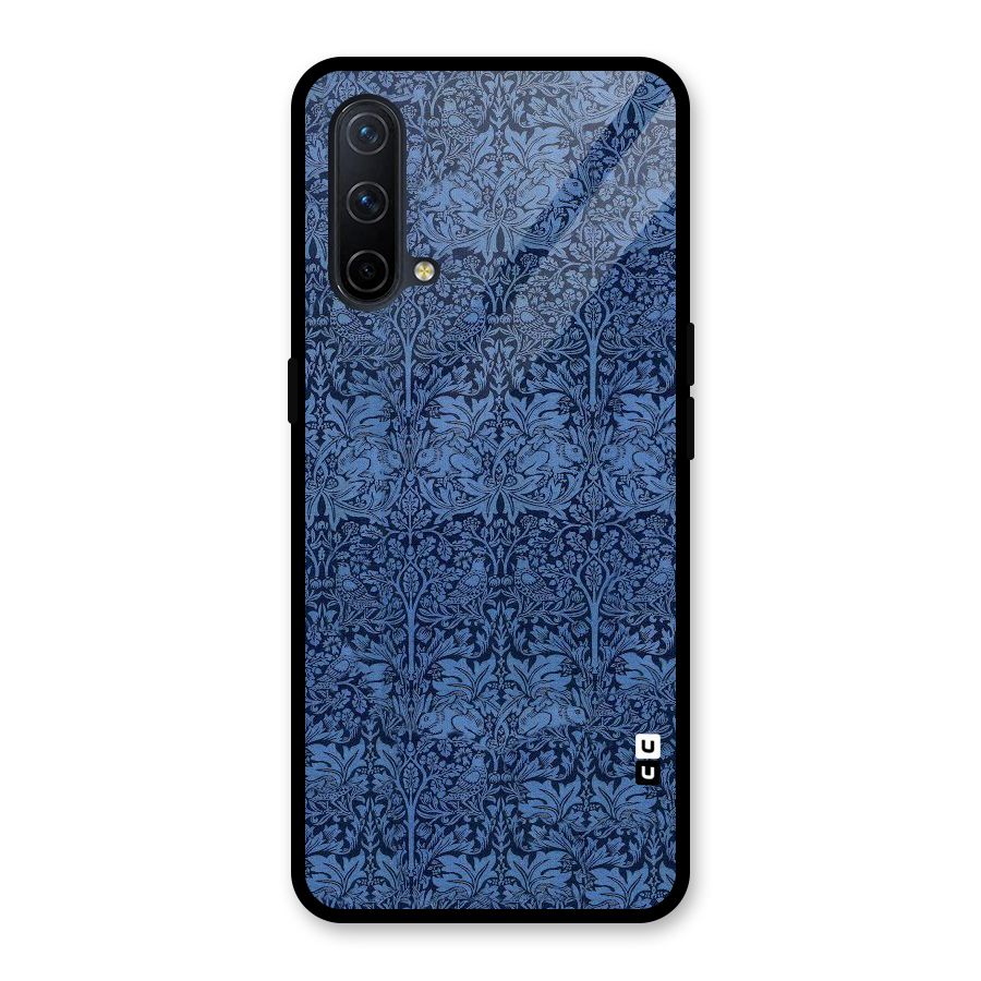 Carving Design Glass Back Case for OnePlus Nord CE 5G