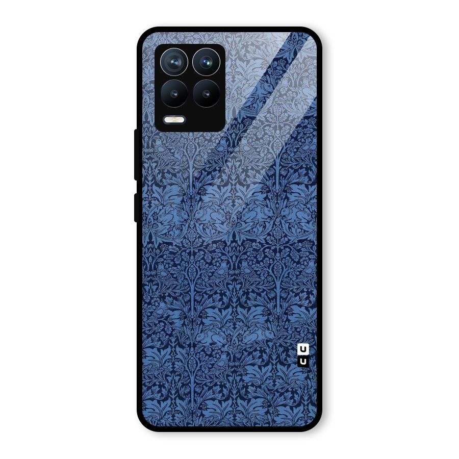 Carving Design Glass Back Case for Realme 8