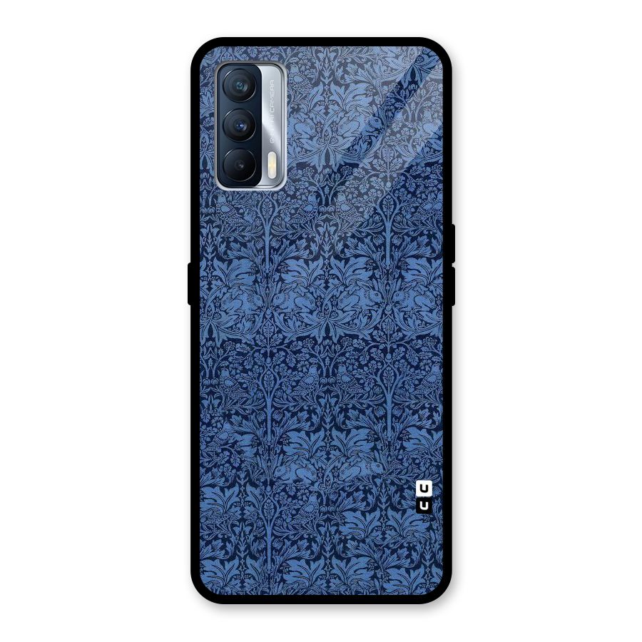 Carving Design Glass Back Case for Realme X7