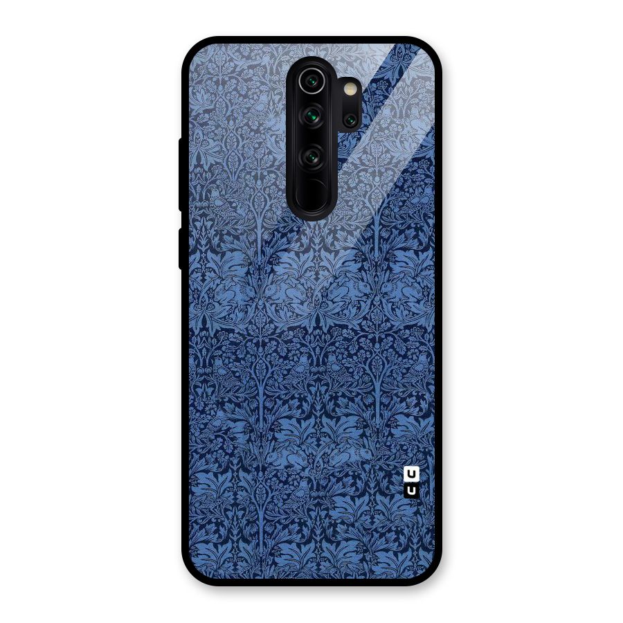 Carving Design Glass Back Case for Redmi Note 8 Pro