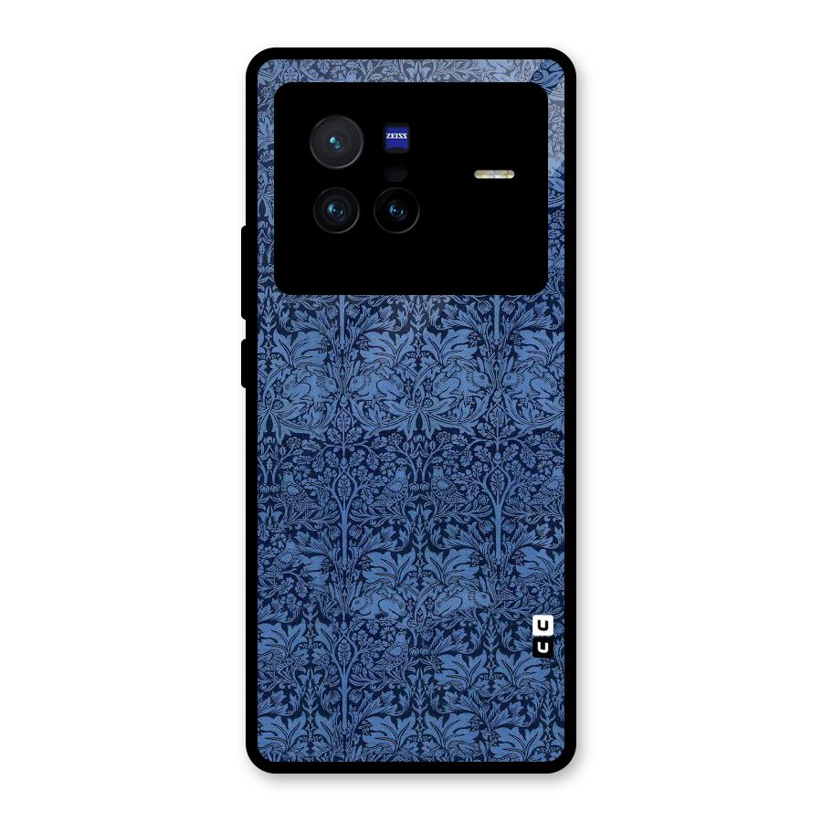 Carving Design Glass Back Case for Vivo X80