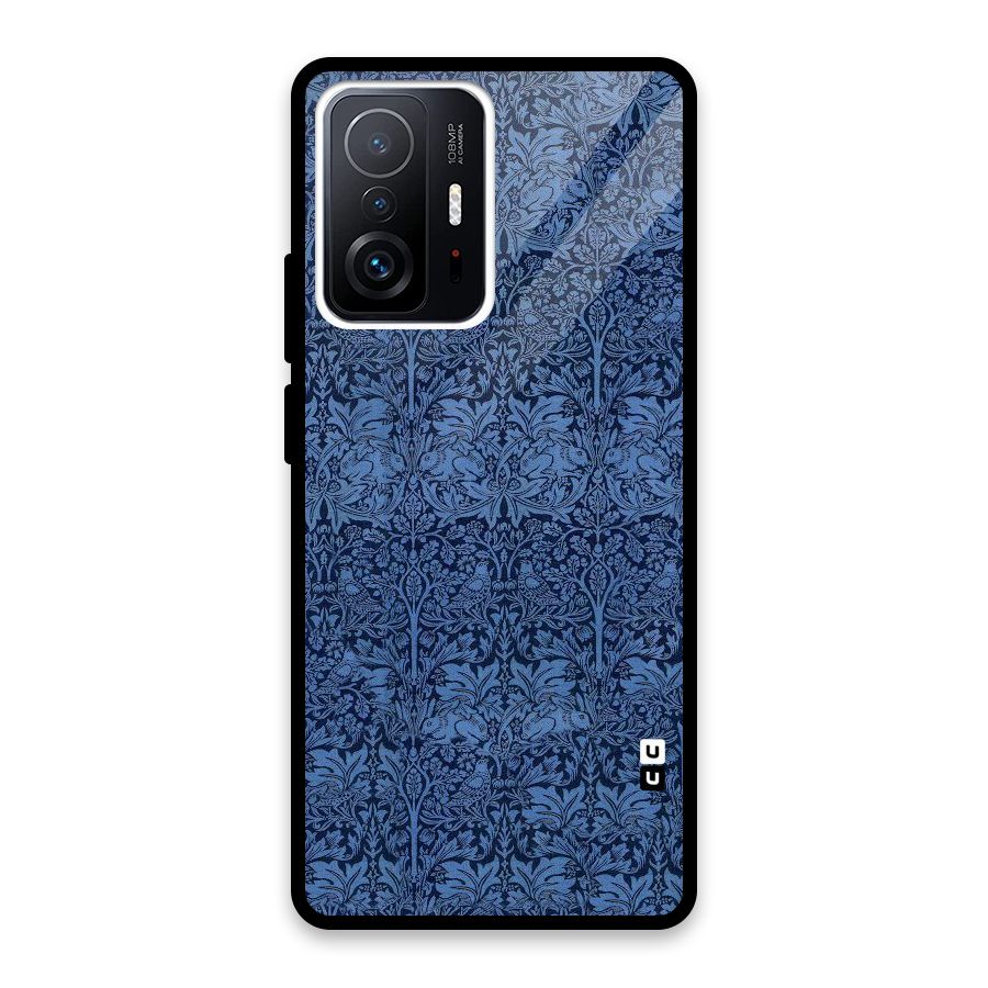 Carving Design Glass Back Case for Xiaomi 11T Pro