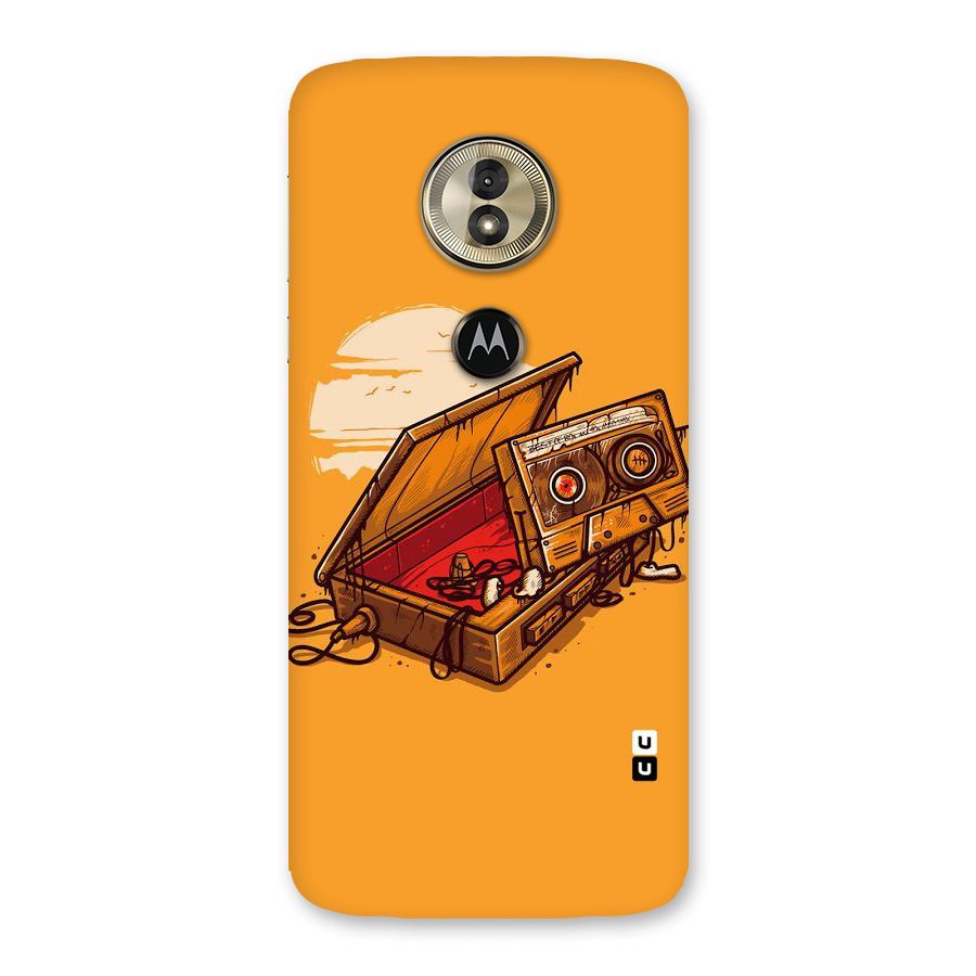 Casette Box Back Case for Moto G6 Play