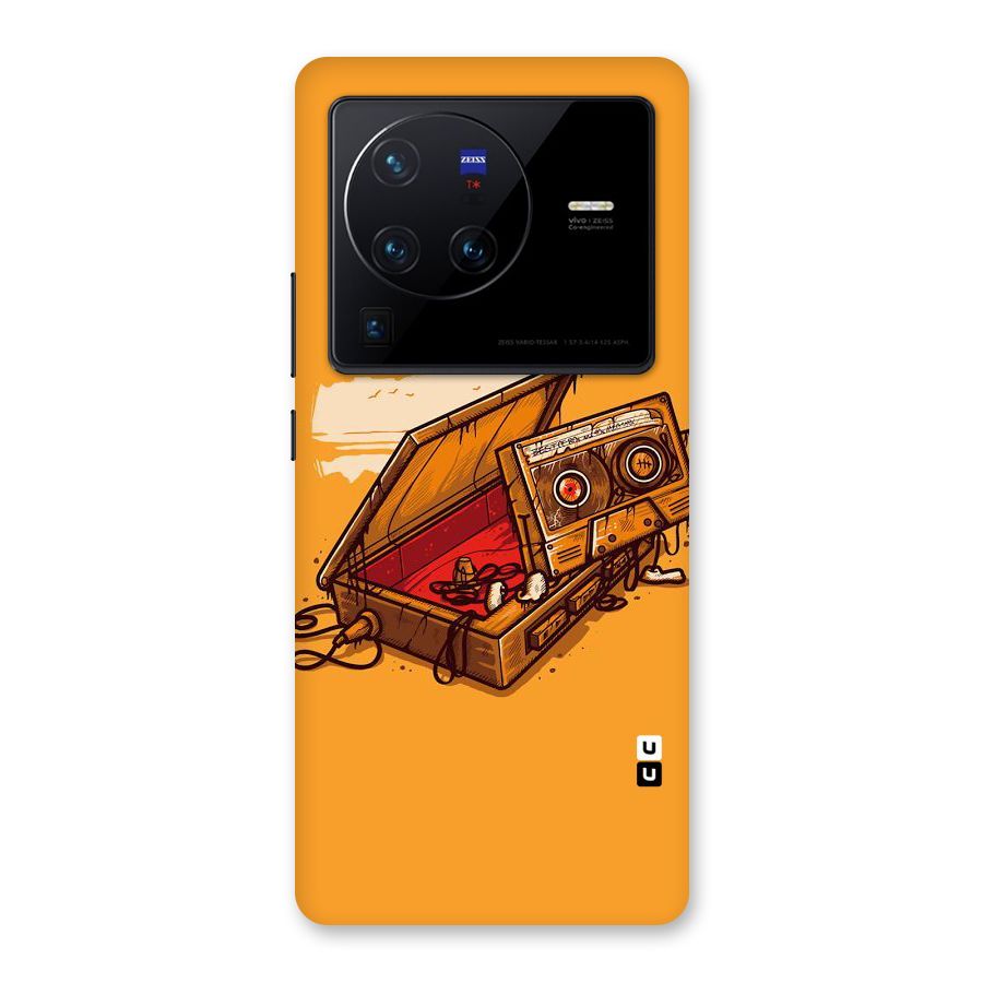 Casette Box Back Case for Vivo X80 Pro