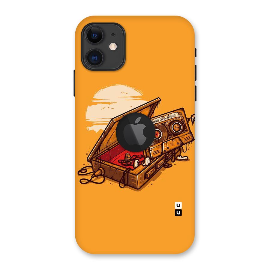 Casette Box Back Case for iPhone 11 Logo Cut