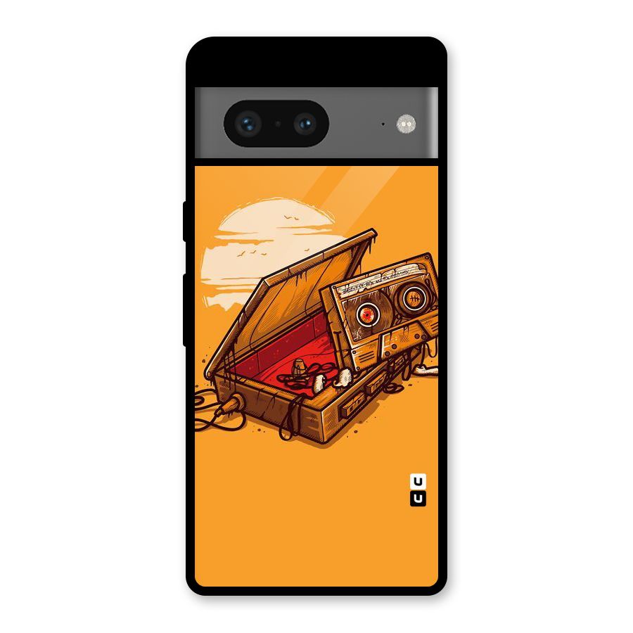 Casette Box Glass Back Case for Google Pixel 7
