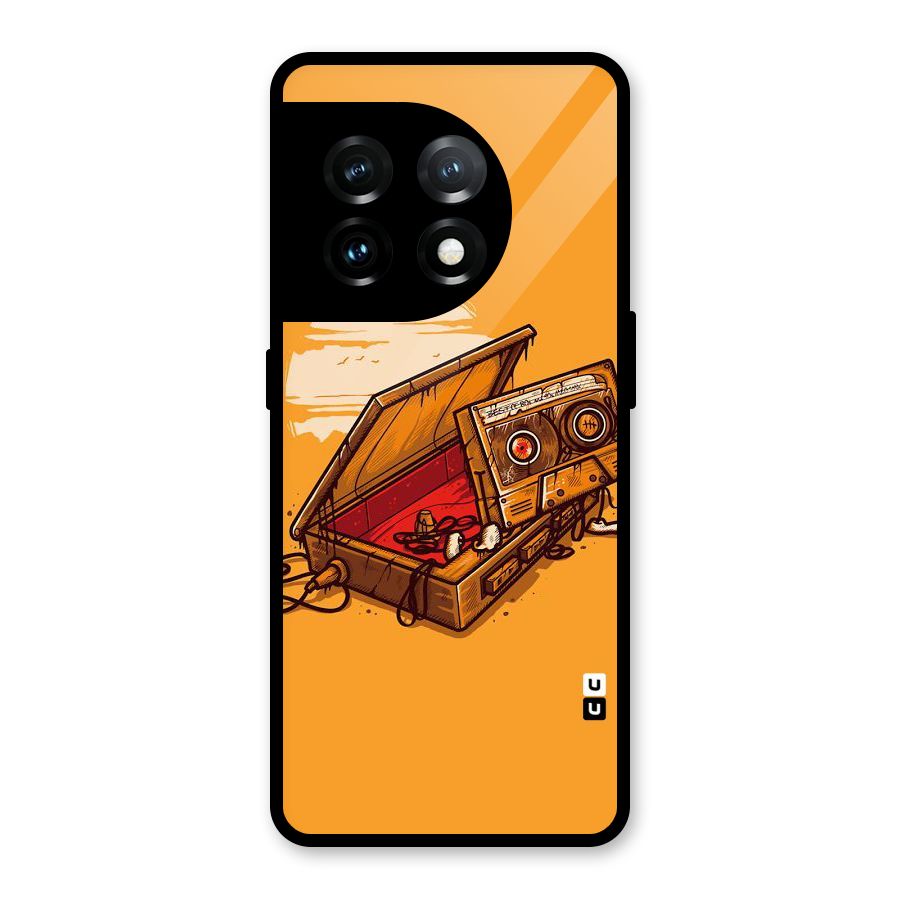 Casette Box Glass Back Case for OnePlus 11