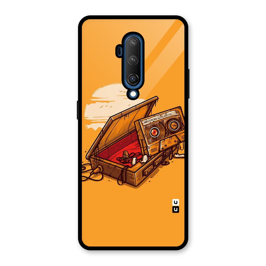 Casette Box Glass Back Case for OnePlus 7T Pro