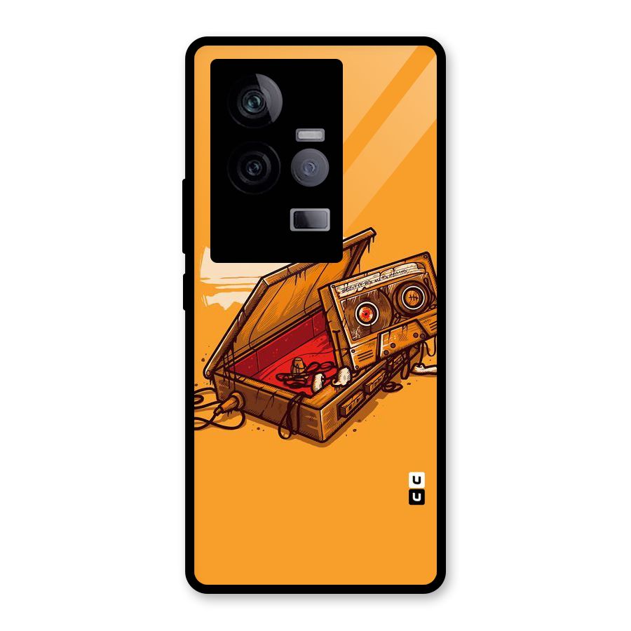 Casette Box Glass Back Case for Vivo iQOO 11 5G