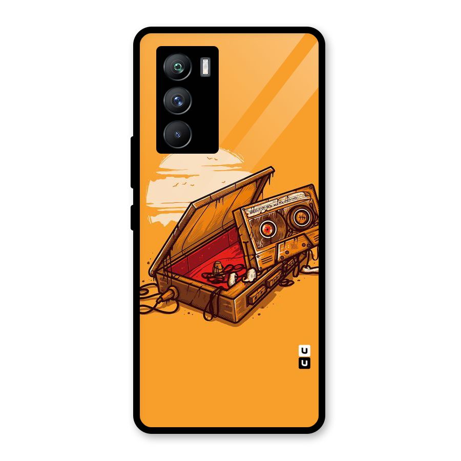 Casette Box Glass Back Case for Vivo iQOO 9 SE