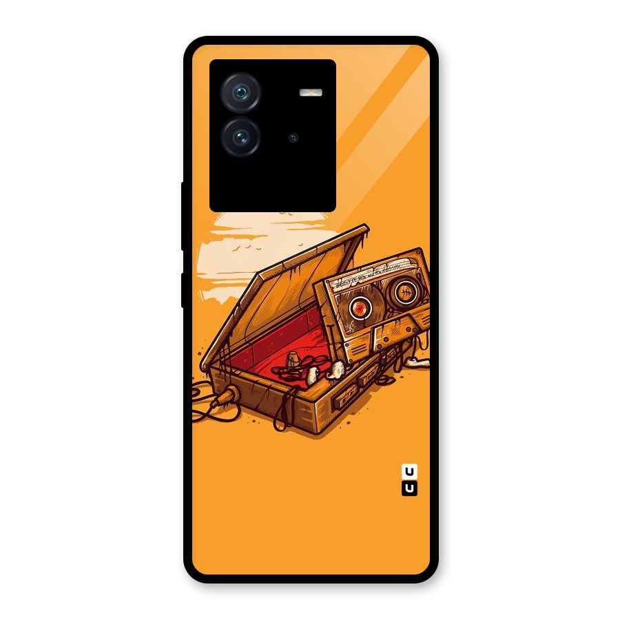 Casette Box Glass Back Case for Vivo iQOO Neo 6 5G
