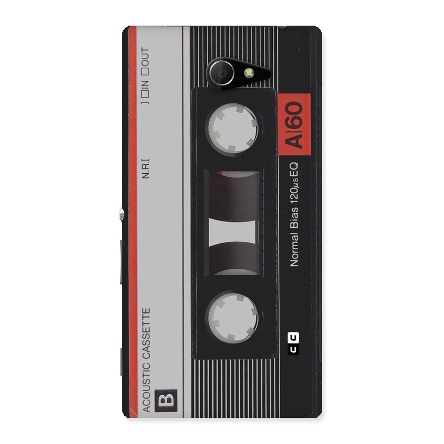 Casette Design Back Case for Sony Xperia M2