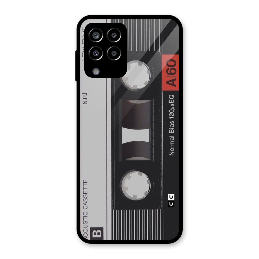 Casette Design Glass Back Case for Galaxy M33