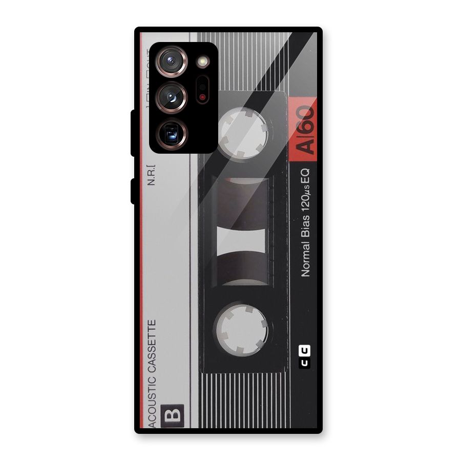 Casette Design Glass Back Case for Galaxy Note 20 Ultra 5G