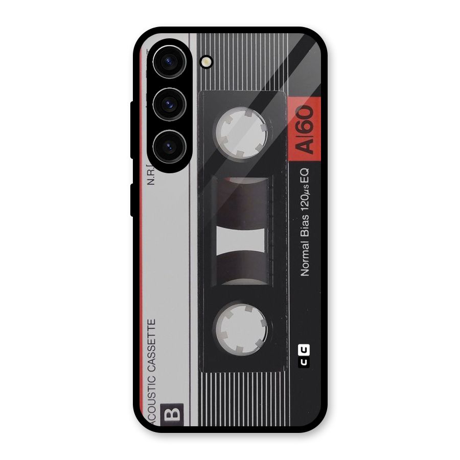 Casette Design Glass Back Case for Galaxy S23