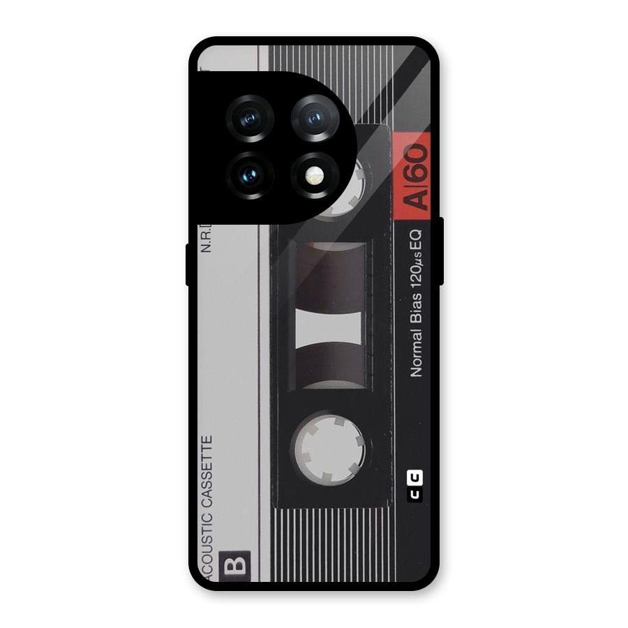 Casette Design Glass Back Case for OnePlus 11
