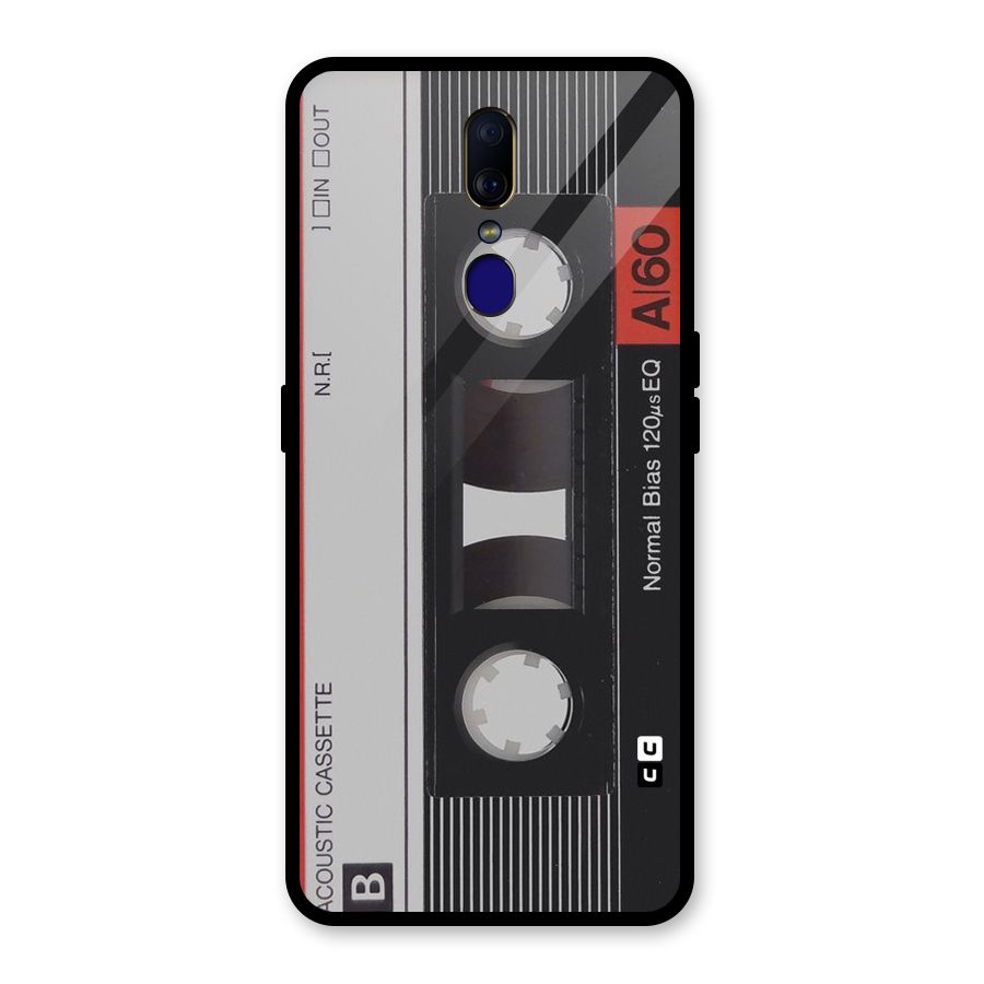 Casette Design Glass Back Case for Oppo F11