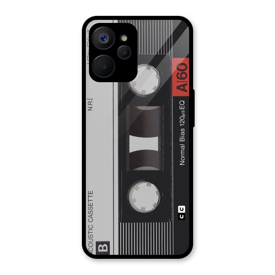 Casette Design Glass Back Case for Realme 9i 5G