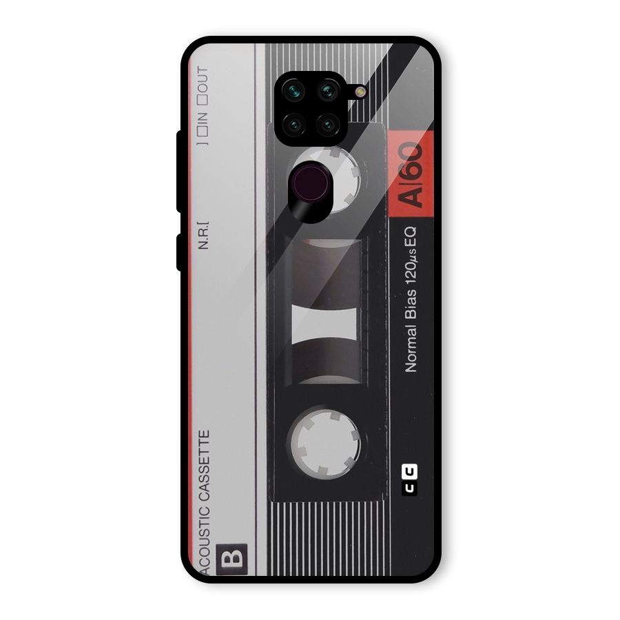 Casette Design Glass Back Case for Redmi Note 9
