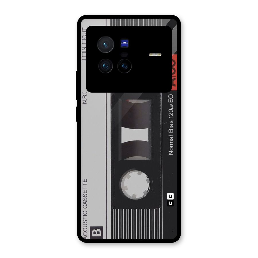 Casette Design Glass Back Case for Vivo X80