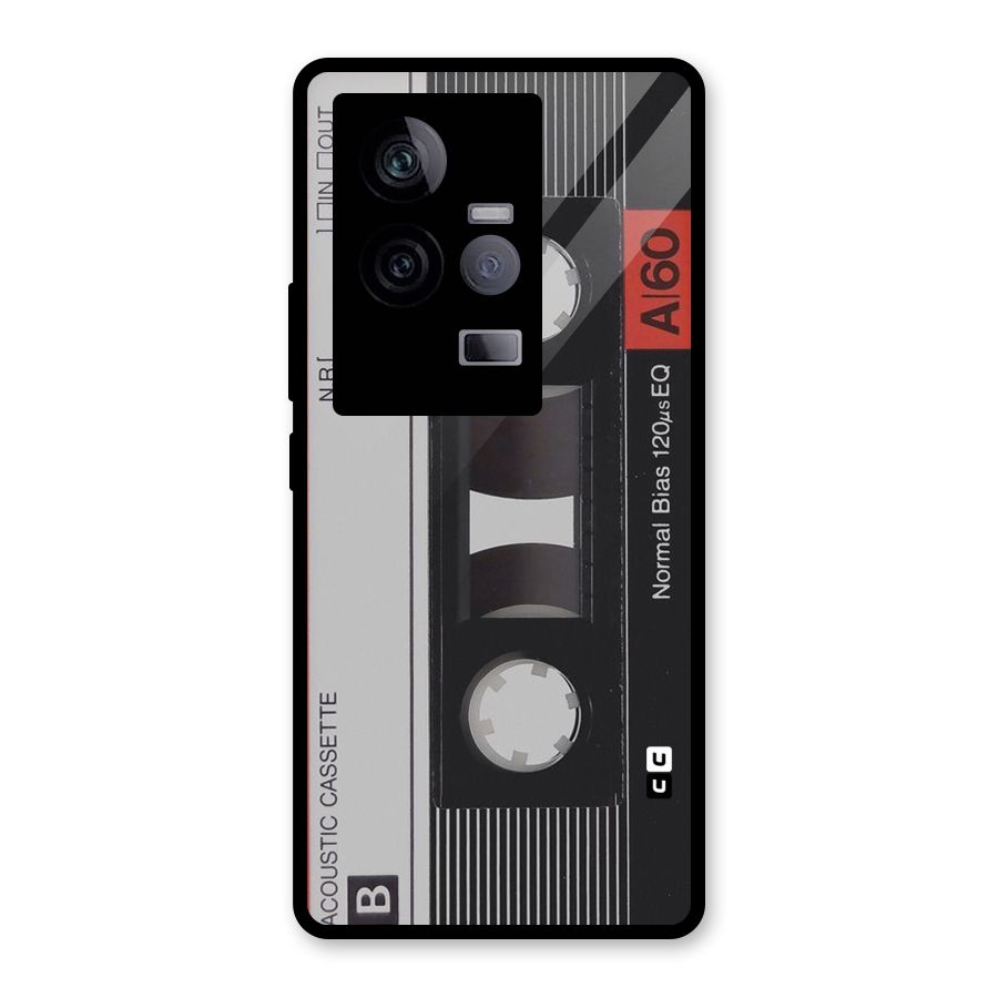 Casette Design Glass Back Case for Vivo iQOO 11 5G