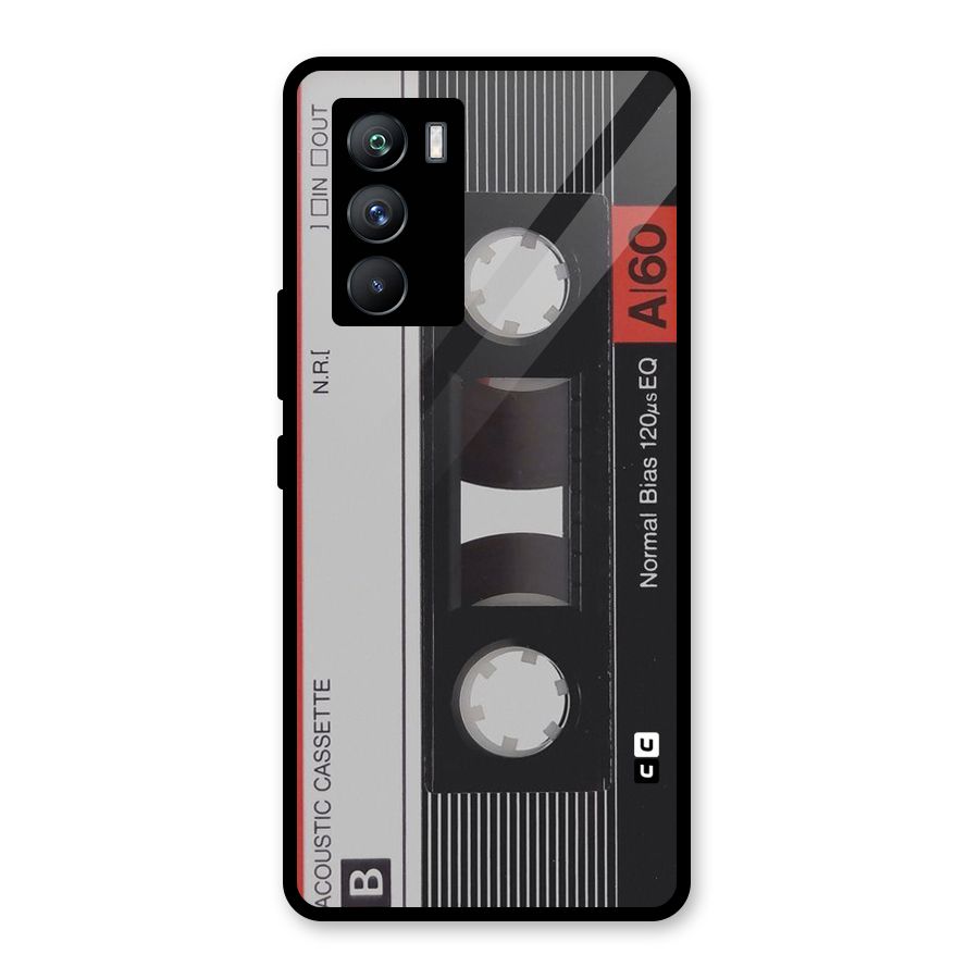 Casette Design Glass Back Case for Vivo iQOO 9 SE